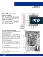 1) Mount Enclosure and Connect Conduit: Lighting Control Panel