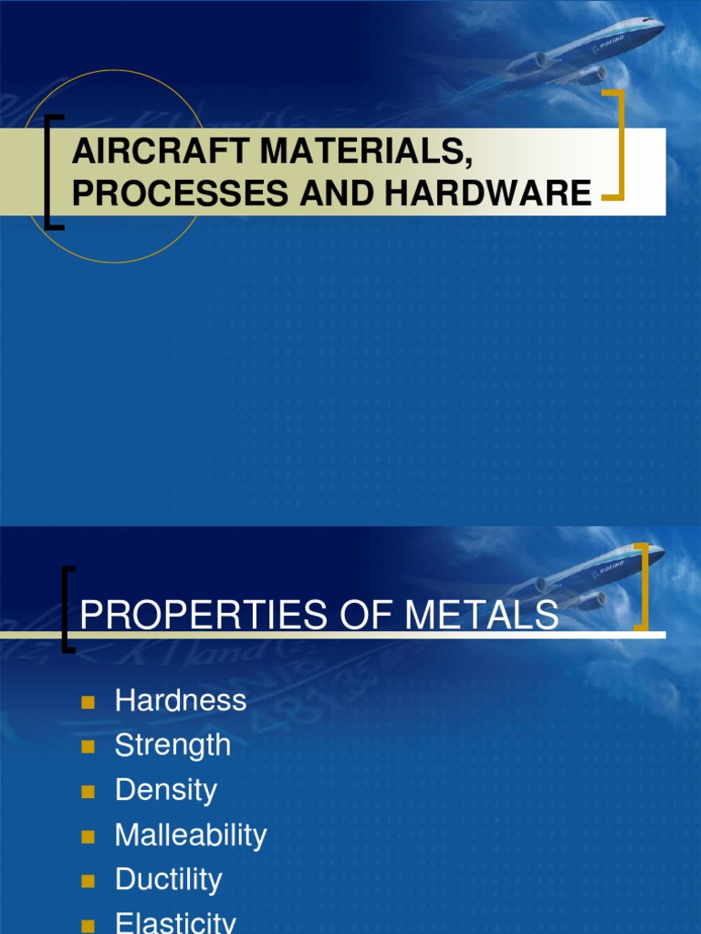 Aircraft Materials, Processes and Hardware PDF PDF Welding