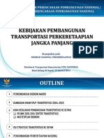 Bambang Prihartono - Kebijakan Pembangunan Transportasi Perkeretaapian Jangka Panjang