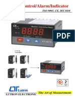 4-20 Ma Control/Alarm/Indicator: ISO-9001, CE, IEC1010