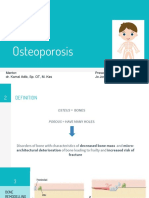 Osteoporosis: Bone Density Loss and Fracture Risk