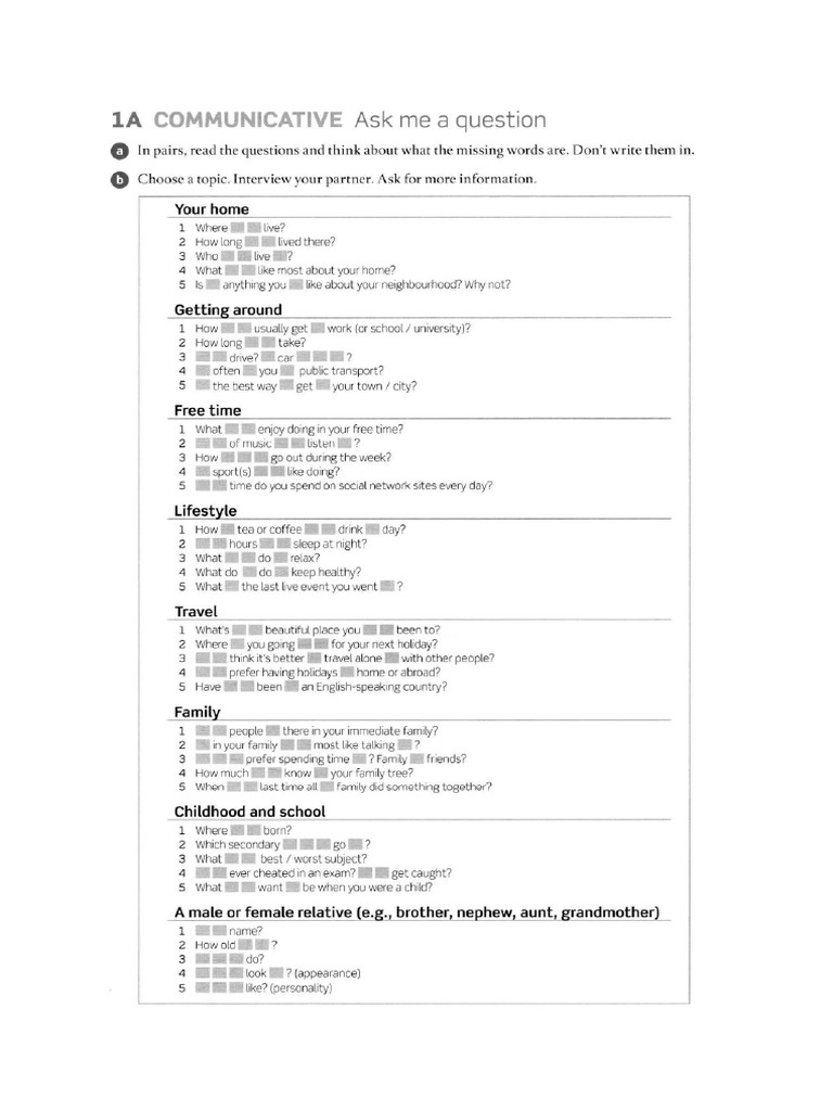 Ask A Question | PDF