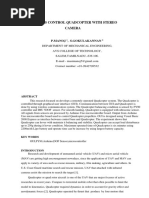 Wireless Control Quadcopter With Stereo Camera: P.Manoj, S.Gokulakannan