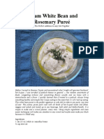 Creamy White Bean and Rosemary Puree