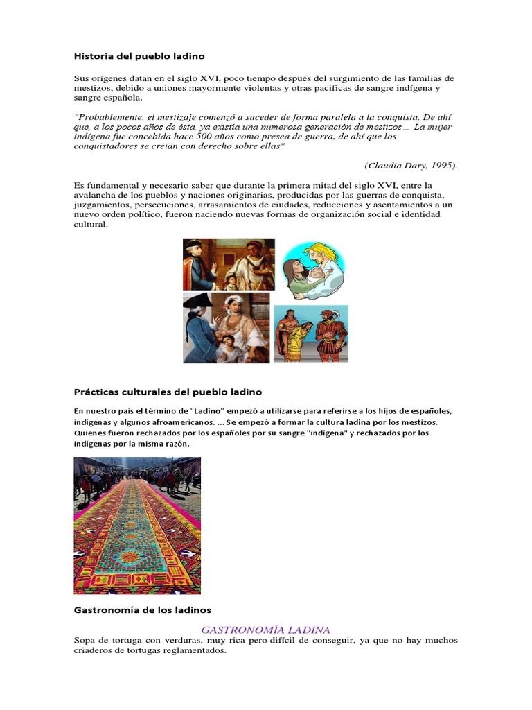 Historia Del Pueblo Ladino PDF Visión del mundo Comunicación