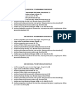 Soal UH 3 Materi Pencemaran Lingkungan