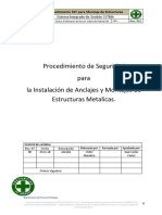 PTS 1 de Instalacion de Anclajes y Montaje de Estructuras Metalicas - Rev00222