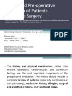 History and Physical Exam Most Important for Pre-Op Evaluation
