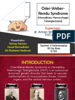 Osler-Weber-Rendu Syndrome (Hereditary Hemorrhagic Telangiectasia) Guide