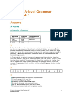 Spanish Grammar Workbook 1 ANSWERS