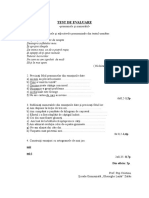 18 01 2018 TEST DE EVALUARE Pronume+numeral Clasa A 7 A