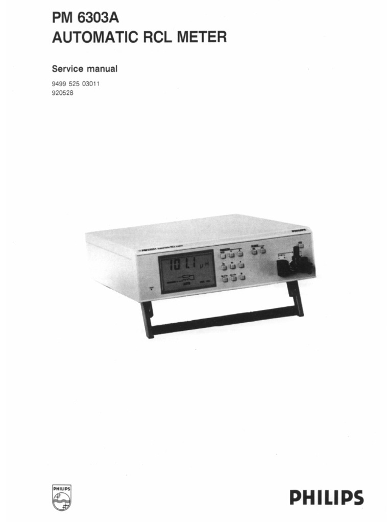 PM6303A Serive Manual | PDF | Analog To Digital Converter | Amplifier