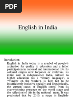 English in India