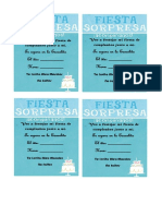 Invitaciones Hombres