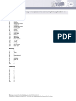 Answer Key Unit 1 Test: 'Ve Been) Are Shown As Answers, Long Forms (Eg Have Been) Are