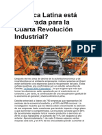 America Latina Esta Preparada para La Cuarta Revolucion Industrial