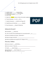 Ds-160 - Questions On Form Spanish