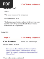 What Is A Case?: Engin 9 Case Writing Assignment