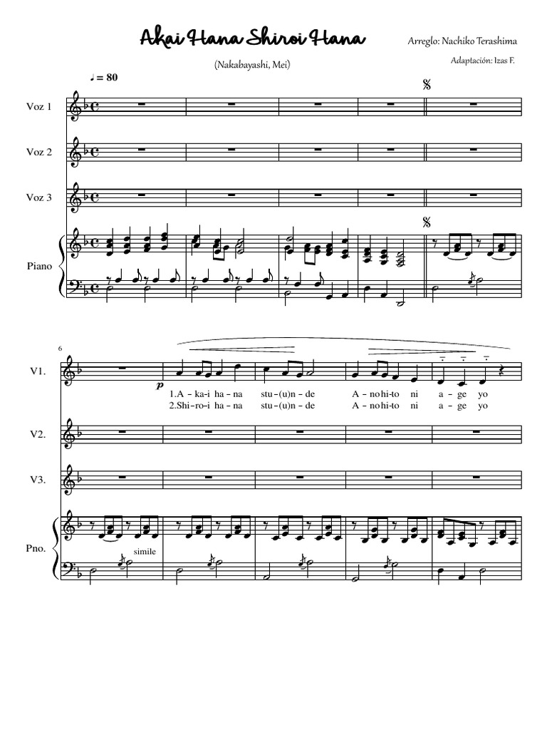Akai Hana Shiroi Hana | PDF