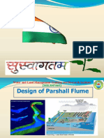 Design of Parshall Flume