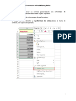 Formato de celdas excel miles