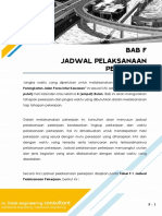 Jadwal Pelaksanaan Pekerjaan Pengawsan Jalan