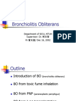 Bronchiolitis Obliterans