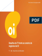 Desafios de TI Frente Ao Cenário de Negócios Da Oi