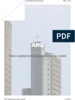 Arq Clarin Como Cambiaron La Arq y La Ciudad