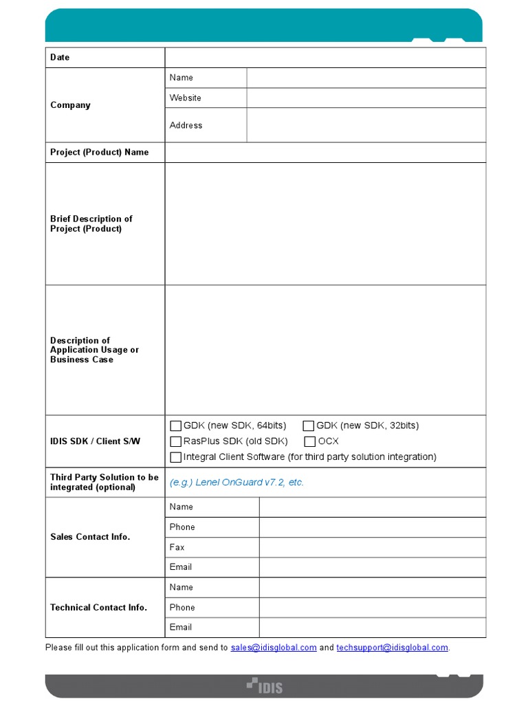 IDIS Platform Integration Application | PDF | Computer Mediated ...