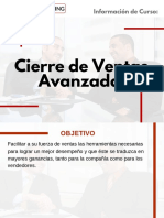 Curso Cierre de Ventas Avanzadas