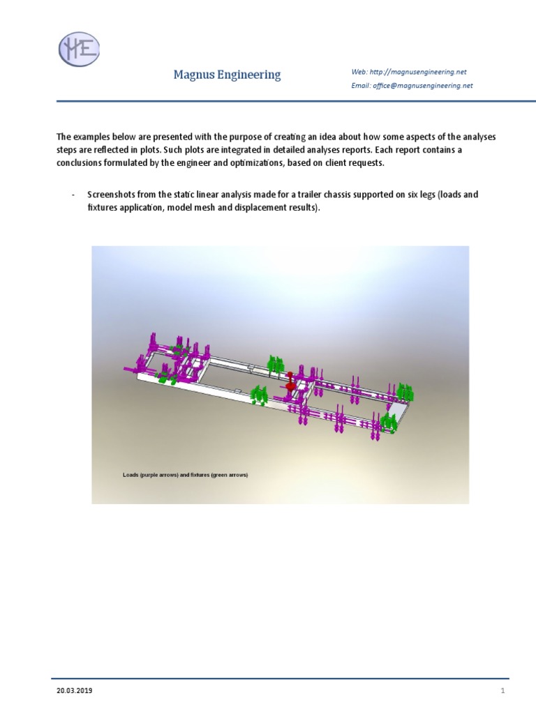 FEA Work Presentation | PDF | Fatigue (Material) | Strength Of Materials