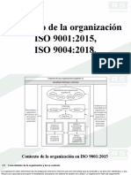 Contexto de la organización ISO 9001 y 9004