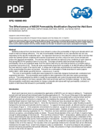 SPE-169060-MS The Effectiveness of MEOR Permeability Modification Beyond The Well Bore