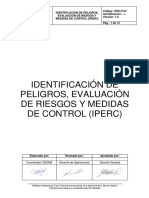 SSO-P-01 Identificación de Peligros, Evaluación de Riesgos