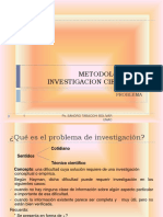 Metodologia de Investigacion Cientifica: Problema