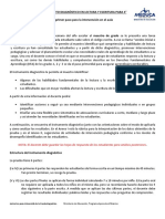 Instrumento Diagnóstico en Lectura Y Escritura para 4° El Primer Paso para La Intervención en El Aula Justificación