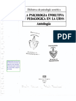 LA PSICOLOGIA EVOLUTIVA Y PEDAGOGICA DE LA URSS, ANTOLOGIA.V. Davídov y M. Shuare PDF