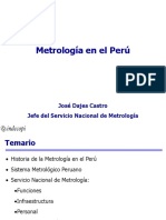 Metrologia en El Peru-Historia
