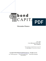 Bond Capital Mezzanine Finance