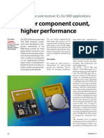 Lower Component Count, Higher Performance: Transmitter and Receiver Ics For SRD Applications