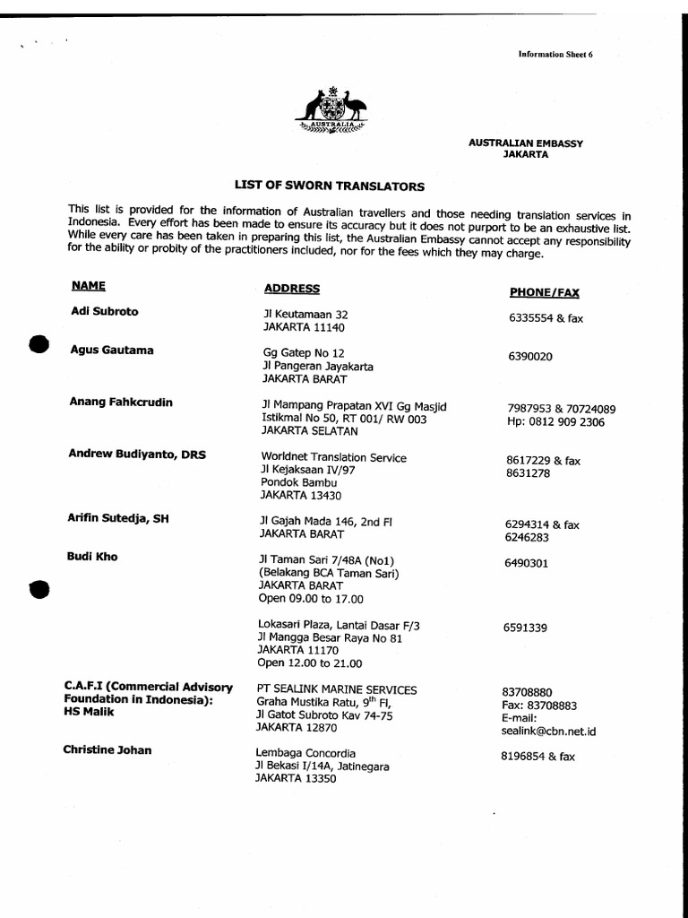 Sworn Translator PDF