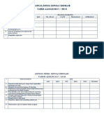 Jadwal Kerja Kepala Sekolah