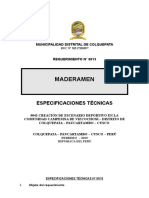 E.T, Requerimiento 013, Maderamen