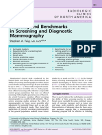 Auditing and Benchmarks in Screening and Diagnostic Mammography