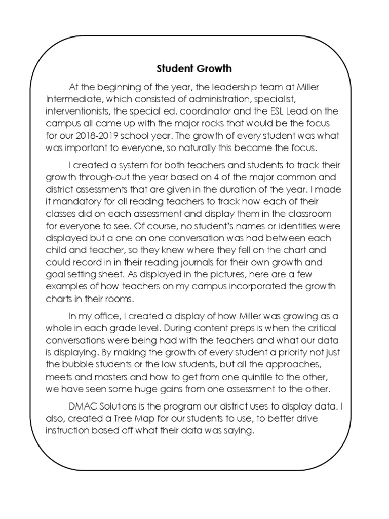 Tracking Student Growth Strategies | PDF
