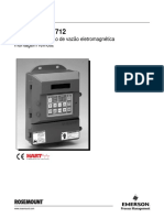 Manuals Guides 8712 Sistema de Medição de Vazão Eletromagnética Montagem Remota Rosemount PT 87806 PDF