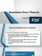 Kebutuhan Dasar Manusia