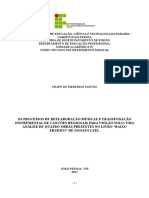 Os processos de reelaboração musical e transfonação instrumental de canções regionais para violão solo: uma análise de quatro obras presentes no livro “Baião Erudito” de Nonato Luiz (TCC Técnico Integrado - Filipe de Medeiros Santos)