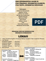 Pengkajian Keperawatan Lansia Di Kecamatan Prajekan, Kecamatan